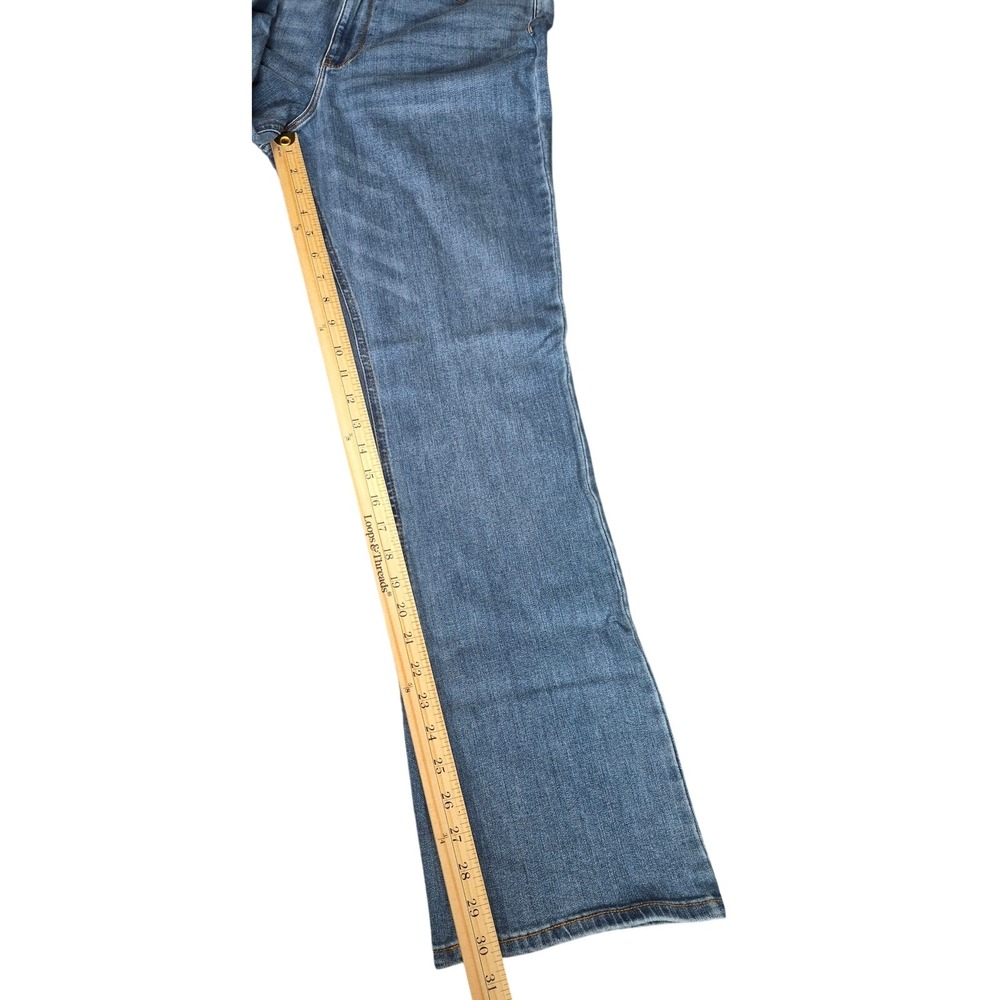Wrangler Womens High Rise Bootcut Free to Stretch Blue Jeans Size 14 NWT 1802564 - Picture 7 of 8